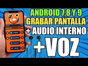 COMO GRABAR AUDIO INTERNO Y MICRÓFONO en Android Cualquier Telefono | Grabar Pantalla con Audio