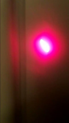 seeing the matrix code when looking at a laser dot.