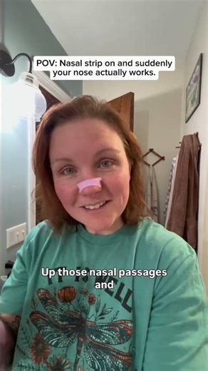 Nasal strips that make breathing feel effortless 😴✨