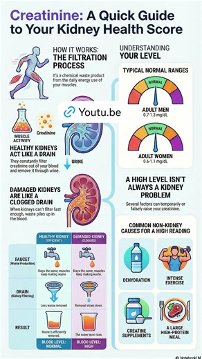 Understanding Creatinine #kidneyeducation #kidneyhealth #nephrology #kidneyfunction