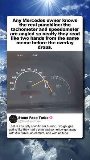 WHAT HAPPENS WHEN A MERCEDES DASH CLUSTER PULLS THE CREATION OF ADAM WITH TWO NEEDLES?
