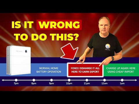 Is it Wrong to Dump your Home Battery just before Cheap Rate Period?
