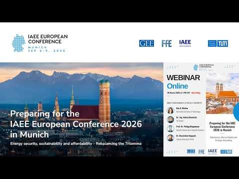 Preparing for the IAEE European Conference 2026 in Munich