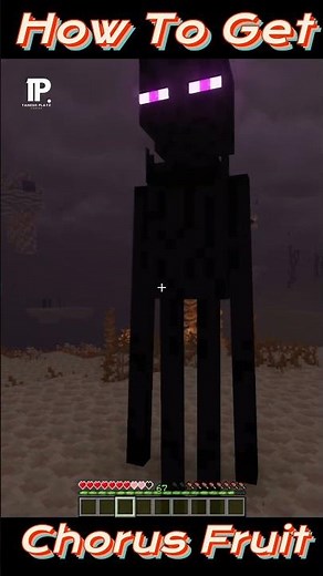 Minecraft: How to Get Chorus Fruit #shorts