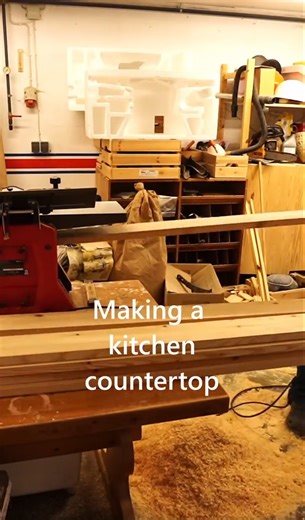Building a custom kitchen countertop from scratch to finish