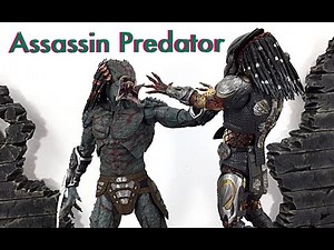 Neca Toys The Predator Movie ARMORED ASSASSIN PREDATOR Action Figure Toy Review