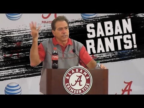 Nick Saban's best press conference moments and rants! (NSFW)