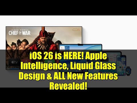 iOS 26 is HERE! Apple Intelligence, Liquid Glass Design & ALL New Features Revealed!