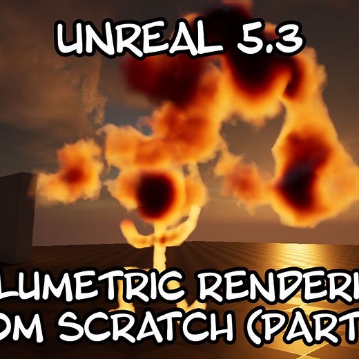Making a volume raymarching shader from scratch in Unreal 5.3 (Part 3) | Community tutorial