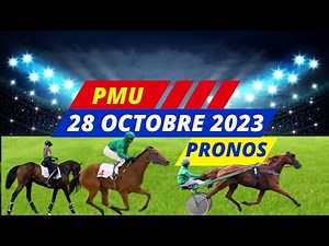 PMU QUINTÉ+ SAMEDI 28 OCTOBRE 2023 - Compiègne - RÉUNION 1 COURSE 3 - Prix Céréaliste
