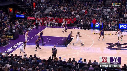 Alex Len with the rejection