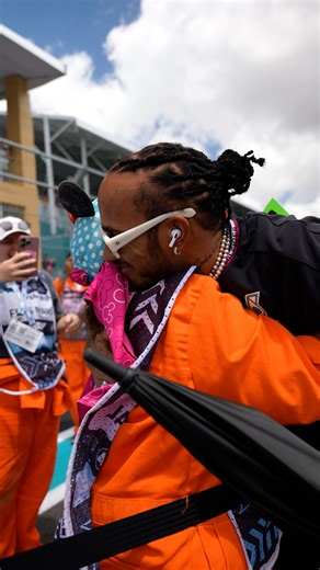 3.4M views · 72K reactions | When you get that Lewis Hamilton hug ❤️ | Mercedes-AMG Petronas F1 Team | Facebook