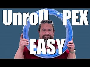 How to Make a Cheap & Easy DIY Jig for Unrolling PEX Tubing