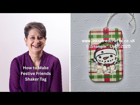 How to Make a Festive Friends Shaker Tag