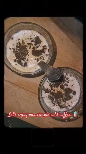 Cold Coffee🧋 without using frother#shortsfeed#foodie#coldcoffee#sipsip#gehrahua#@aryasingh3845