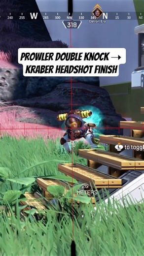 Prowler Double Knock ➝ Kraber Headshot Finish #shorts
