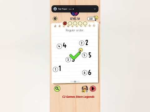 Brain Test 5 Level 50 Solution | All Parts Gameplay Walkthrough