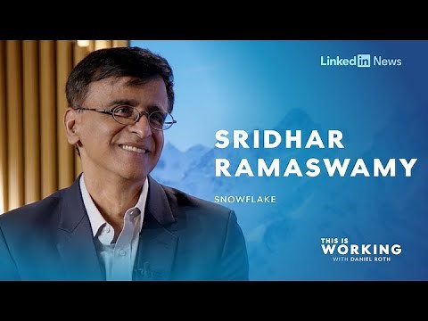 Snowflake CEO Sridhar Ramaswamy on building an iconic company in the age of AI