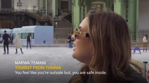 Huge indoor ice rink returns to the Grand Palais to the delight of Parisiens and tourists alike