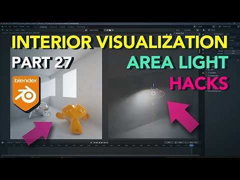 Blender Archviz: Area Light Hacks | Part 27 |
