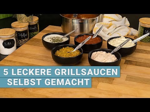 5 leckere Grillsaucen selbst gemacht