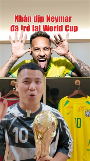 Ăn mừng Neymar JR trở lại World Cup #dokimphuc #smcn