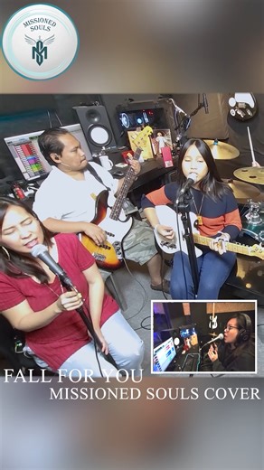 So breathe in so deep Breathe me in, I'm yours to keep❤ Fall For You - Missioned Souls cover #familyband #studiocover #shortsreels #coversong | Missioned Souls