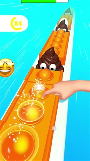 POOP vs EGG! The Funniest 3D ! 🤣💩🥚 Pop Runner 3D Fun #gaming #shorts #shortfeed #viralshorts
