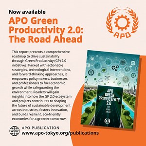 Dive into how the GP 2.0 ecosystem and projects contributes to shaping the future of sustainable development across industries, fosters innovation, and builds resilient, eco-friendly economies for a greener tomorrow. The recently released report APO Green Productivity 2.0: The Road Ahead provides a comprehensive roadmap to equip policymakers, businesses, and professionals with the latest tools and approaches to boost productivity while preserving the environment. Let us build a greener, more pro