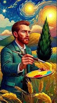 Living Painting: Inside the Mind of Vincent van Gogh Ultra-Hyper Realistic 8K Cinematic #midjourney