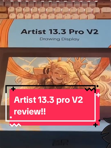 Thank you so much! @XPPen Official for sending me this Artist 13.3 pro V2 drawing display tablet for me to review! #artistsoftiktok #digitalart #xppen #fyp #fypシ