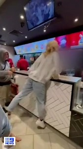 A customer at a Hindley Street McDonalds has unleashed a disgusting attack, captured on camera spitting and throwing drinks at workers. #9News | WATCH LIVE 6pm | 9 News Adelaide