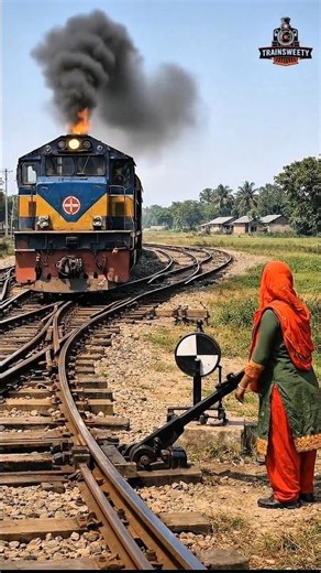 Strong Woman: The Manual Railway Switch Operator of Her Era
