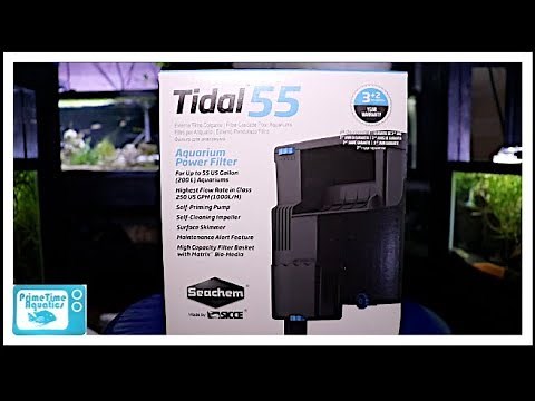Seachem Tidal 55 Hang on Back Filter Unboxing | Assembly | Review