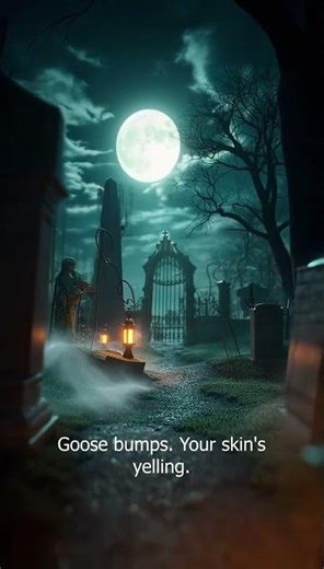 Goosebumps = Your Body’s Ancient Warning System ⚡ #ScienceFacts #goosebumps