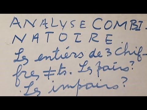 Principe fondamental de l'analyse Combinatoire ou Principe de multiplication