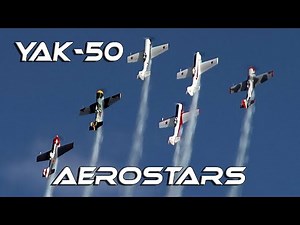Aerostars Yak 50 Team UK Full Display Duxford Enjoy this Splendid Acrobatic Team HD