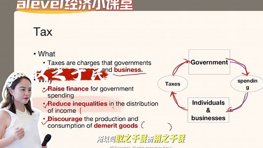 【AS level_Economics】_9708_3.2.1-tax【经济小老师的alevel课堂】