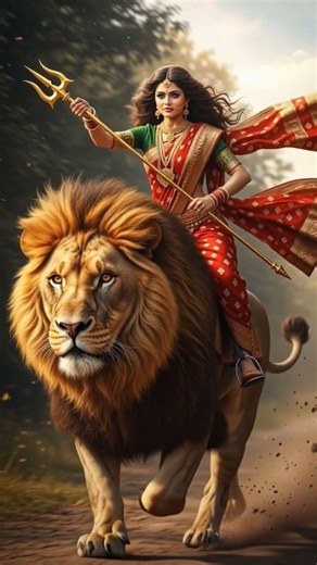 जंगल में माँ दुर्गा का अनोखा चमत्कार 🍯🦁 | Durga Maa Story"#MaaDurga#NavratriStory#MaaDurgaKahani