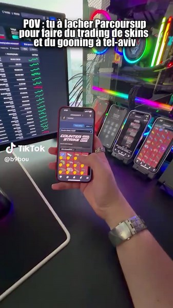 POV : Tu à lacher Parcoursup pour le trading de skins Counter-Strike ! #csgo #cs2