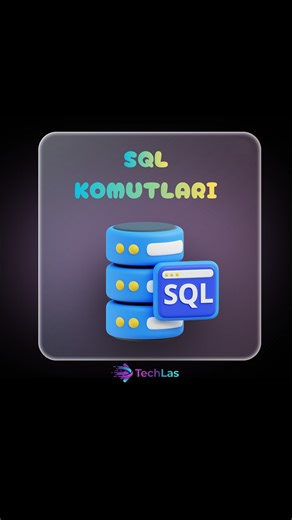 TechLas on Instagram: "💡 SQL komutları neye göre ayrılır? SQL’de komutlar, yaptıkları işe göre sınıflandırılır. 🏗️ DDL (Data Definition Language) → Veritabanı yapısı (CREATE, ALTER, DROP) 🧩 DML (Data Manipulation Language) → Veri işlemleri (SELECT, INSERT, UPDATE, DELETE) 🔐 DCL (Data Control Language) → Yetkilendirme (GRANT, REVOKE) 🔄 TCL (Transaction Control Language) → İşlem kontrolü (COMMIT, ROLLBACK) Mantık basit: Yapıyı mı değiştiriyor, veriyi mi, yetkiyi mi, işlemi mi? SQL öğrenirken 