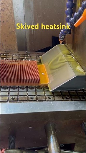 How to make the skiving copper heat sink #skivedheatsink #customheatsink #copperheatsink #heatsink