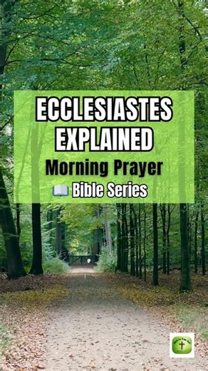 Ecclesiastes in 60 Seconds | True Meaning Found in God + Prayer #Shorts