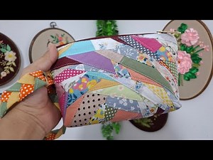 Easy Way to Sew a patchwork Bag: Easy Tricks for Sewing a stylish patchwork 👜 handbag
