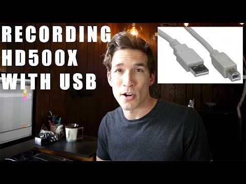 Recording Your Line 6 POD HD500x To Your Computer With USB