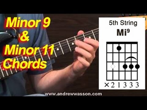 Minor 9 and Minor 11 Chord Shapes