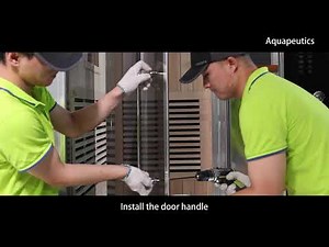 Aquapeutics Southwood steam shower / sauna installation video