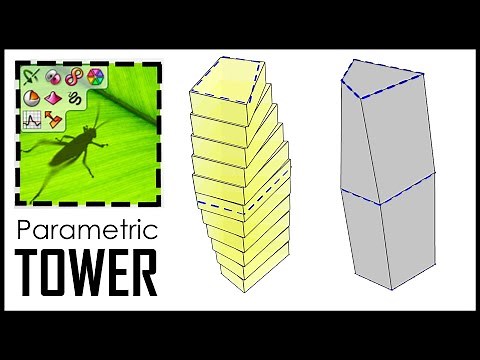 Rhino Grasshopper Tutorial For Beginners (Parametric Tower)