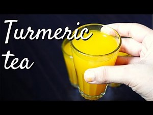 Turmeric tea | Herbal drink recipe | Healthy herbal drink recipe