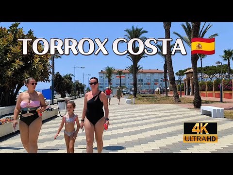 🔥SO BEAUTIFUL 😍 Step by step visit TORROX COSTA, Málaga, Spain 🇪🇦 COSTA DEL SOL 🌞4K